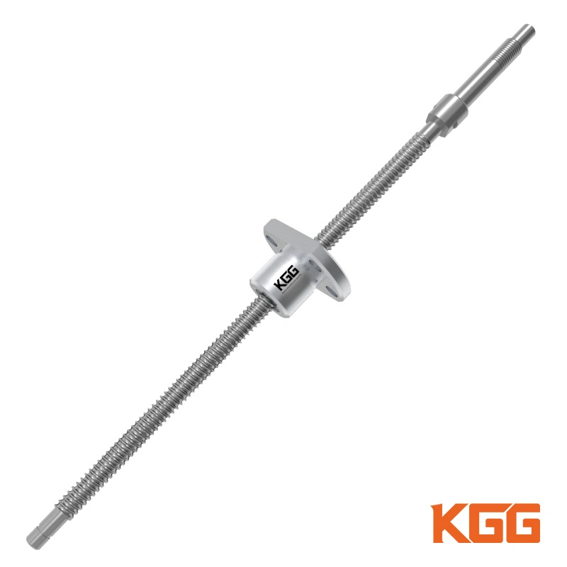 Kgg Mini Step T Cold Rolled Ball Screw for Sports Equipment (GT Series, Lead: 1mm, Shaft: 4mm)