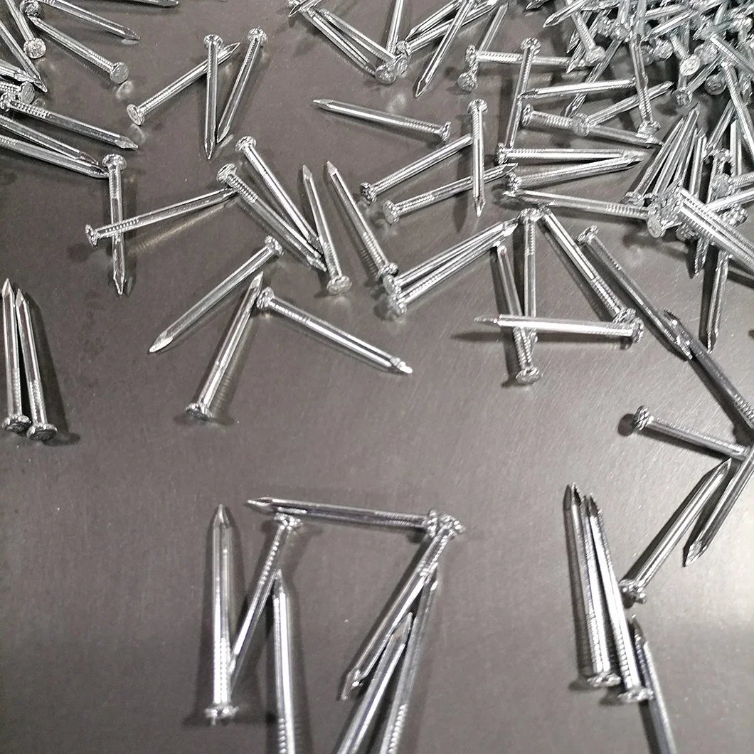 Factory Galvanized Concrete Nail/Black Steel Flat Head / 3mm-12mm/Smooth and Polished/Cement Nail