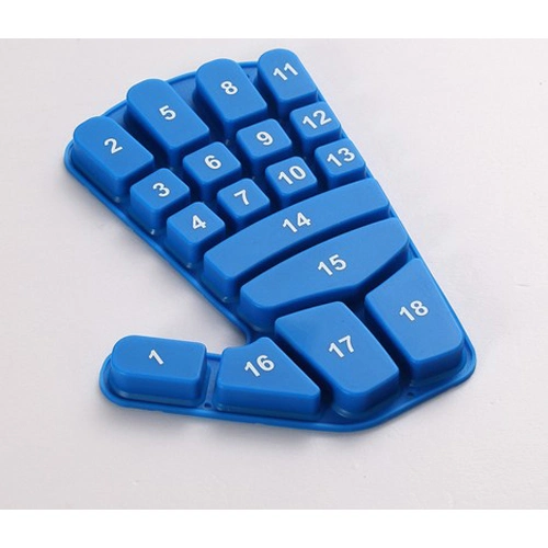 Customized Actuation Force Strict Curves Rubber Buttons Carbon Pills Conductive Rubber Keypads for Auto Parts