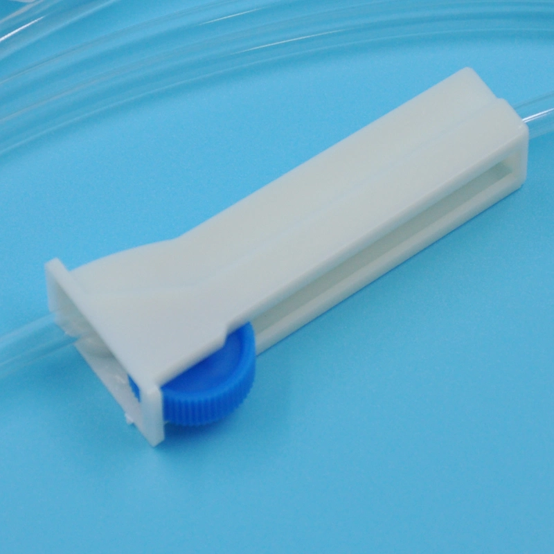Material médico descartável conjunto de infusão profissional fabricante 150cm tubo com Regulador PE ou Luer Lock