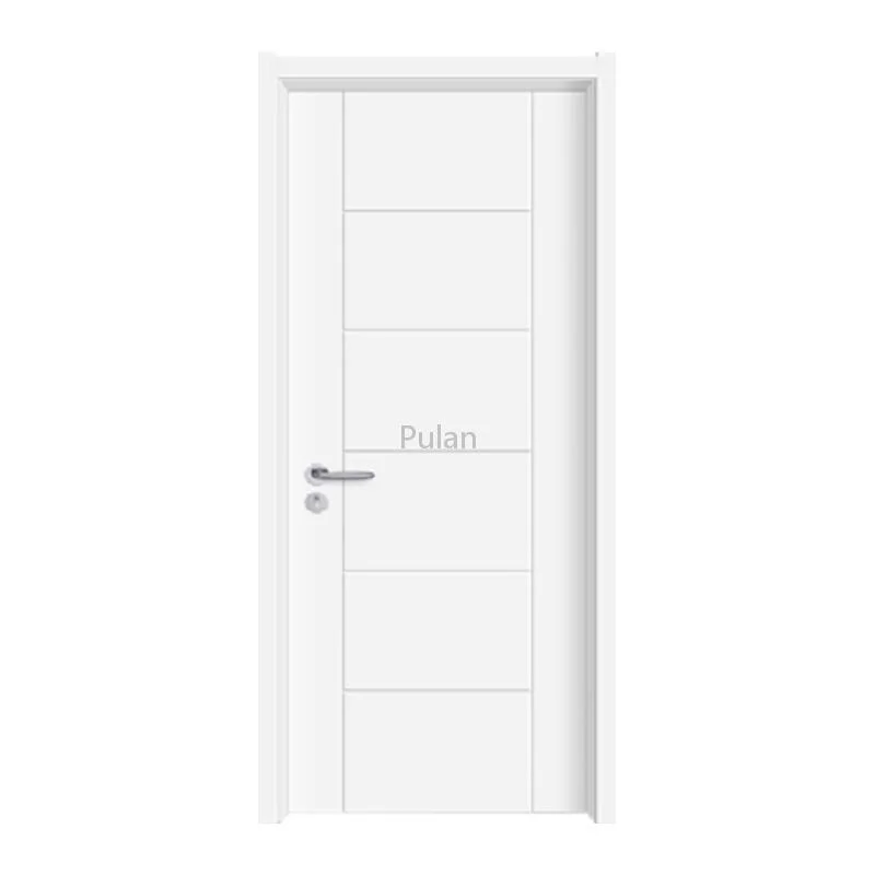 30 in. X 80 in. White Painted Smooth Molded Composite Interior Door Slab