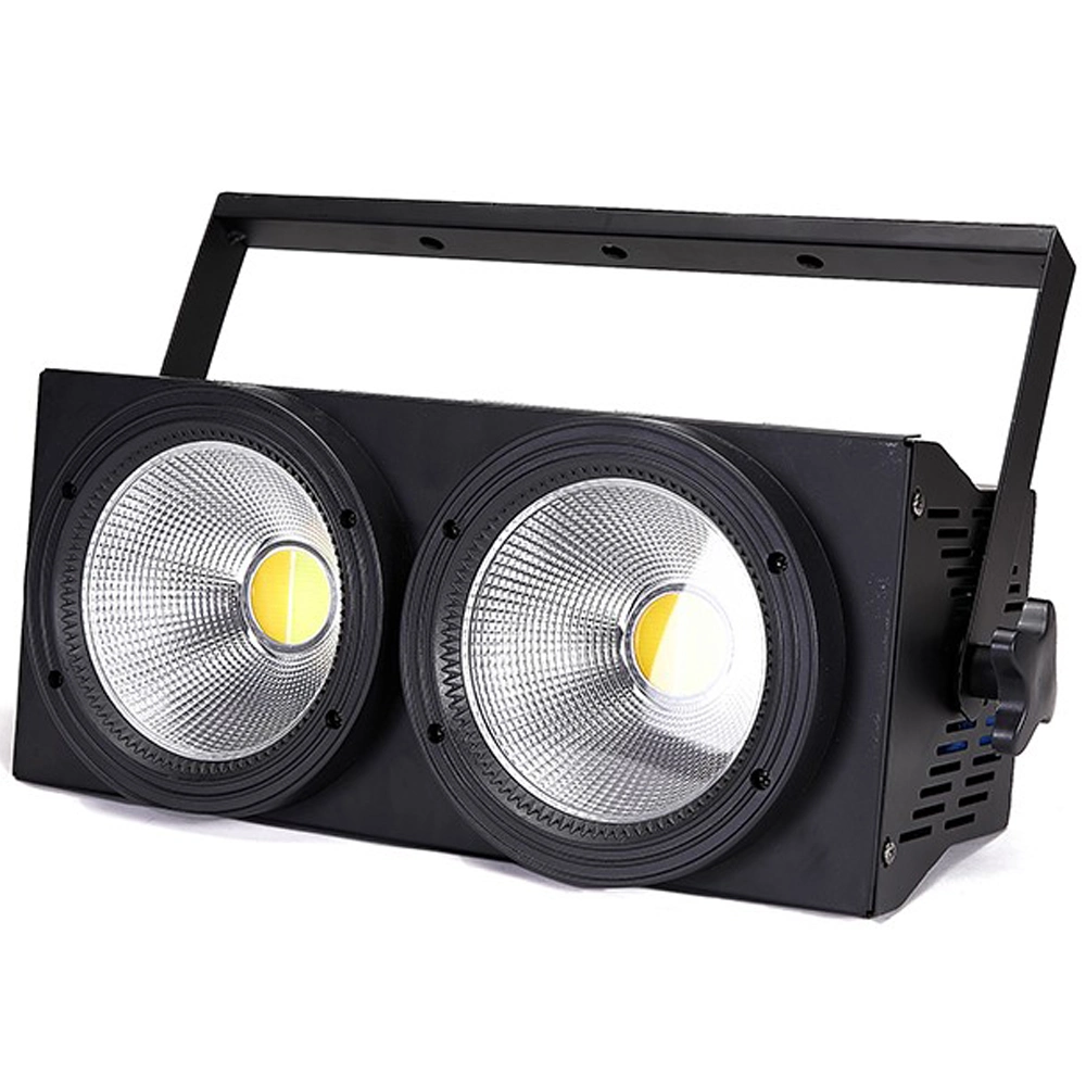 2X100W 6 em1 RGBWA LED UV COB Blinder Luz PAR DMX 512 iluminação de palco para a fase de DJ Discoteca KTV