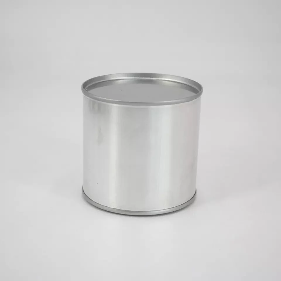 OEM 400ml Chemicals Metal Container Round Tin Can with Plastic Cap