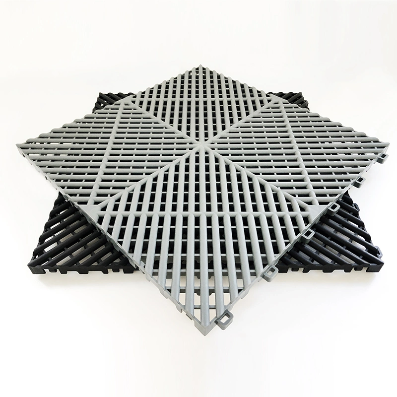 OEM and ODM Injection Molding for Car Wash Grate Floor/Garage Floor Tiles/Plastic Flooring