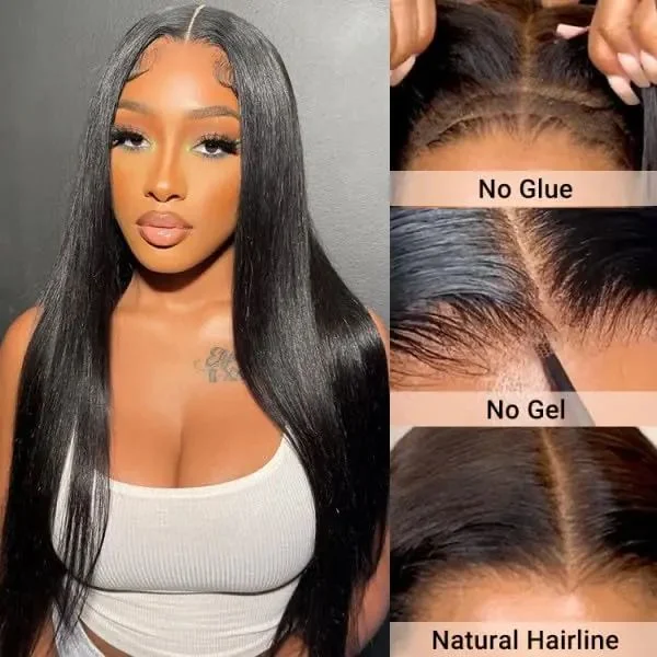 Wholesale/Supplier Swiss Lace 180 Density Pre Plucked Deep Wave Raw Virgin Indian Human Hair 13X4 HD Transparent Lace Frontal Wigs