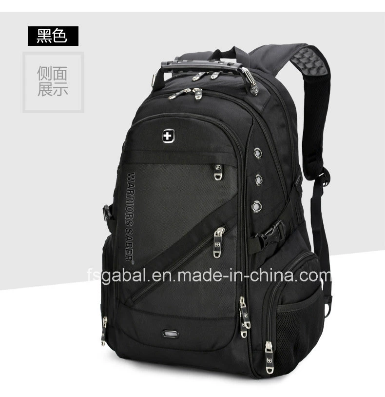 Durable Polyester Business Travel Sports School Laptop Bag Backpack