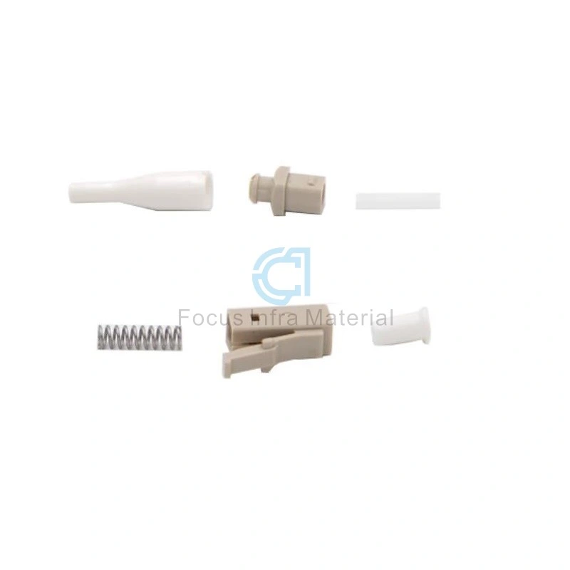 LC PC Om1 0.9mm Sx 2.0mm Fiber Optical Patchcord Pigtail Connector Parts for Drop Cable Connection