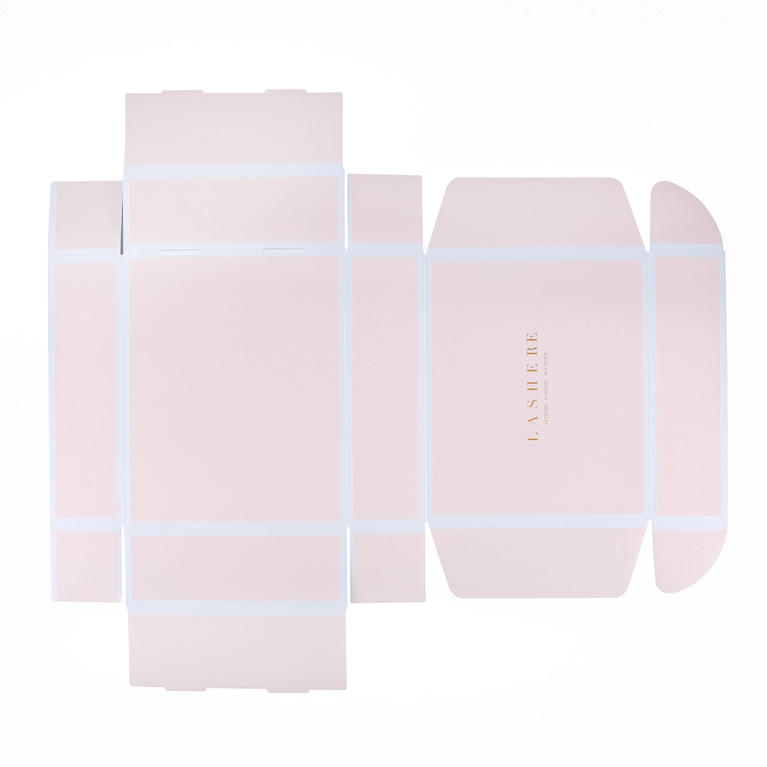 Papelão dobrável roupas Dom Cosméticos embalagem de papel impresso Personalizado Rosa colorida caixa de transporte Mailer
