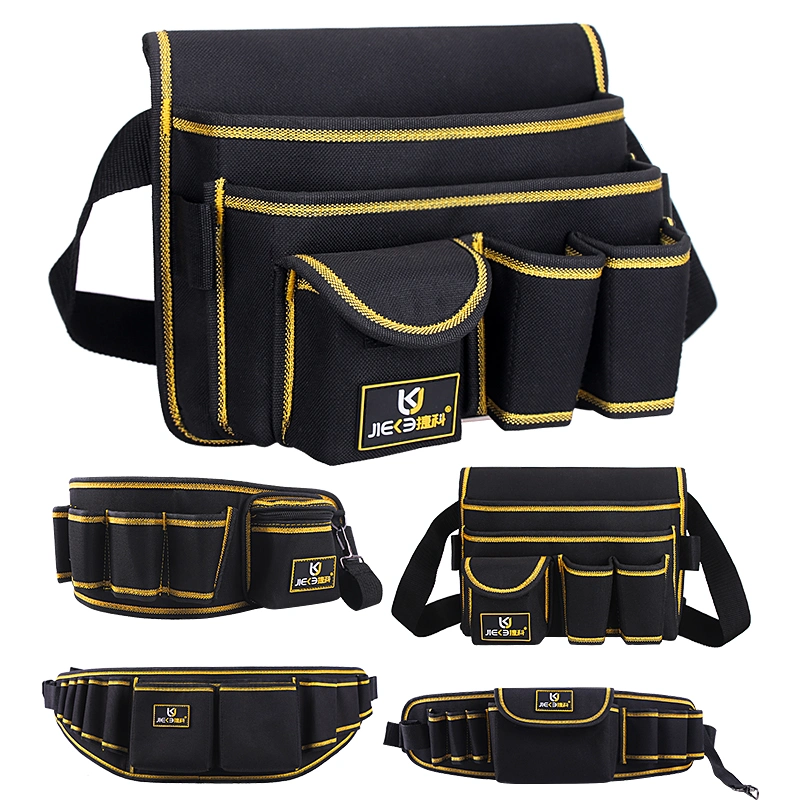 OEM/ODM Customize Multi-Functional Oxford Hardware Maintenance Electrician&prime; S Waist Tool Bag