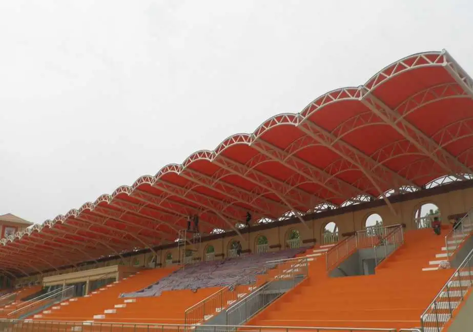 Steel Frame Sports Stadium Project Build in Aruba