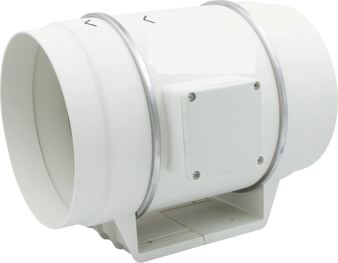 IP44 Energy Saving Frequency Conversion Mixed Flow Ceiling Centrifugal Blower in-Line Duct Fan