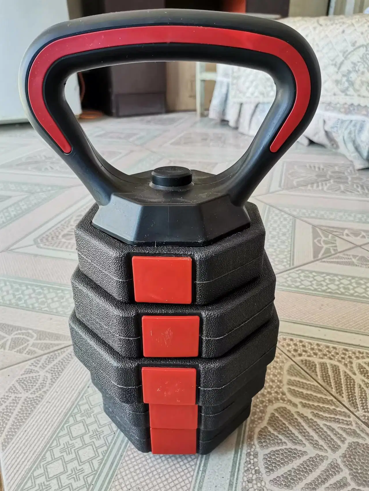 Juego de pesas ajustable Kettlebell Peso: 3-in-1 Kettlebells para el gimnasio en casa Entrenamiento de resistencia de cuerpo completo pérdida de peso Bueno para principiantes