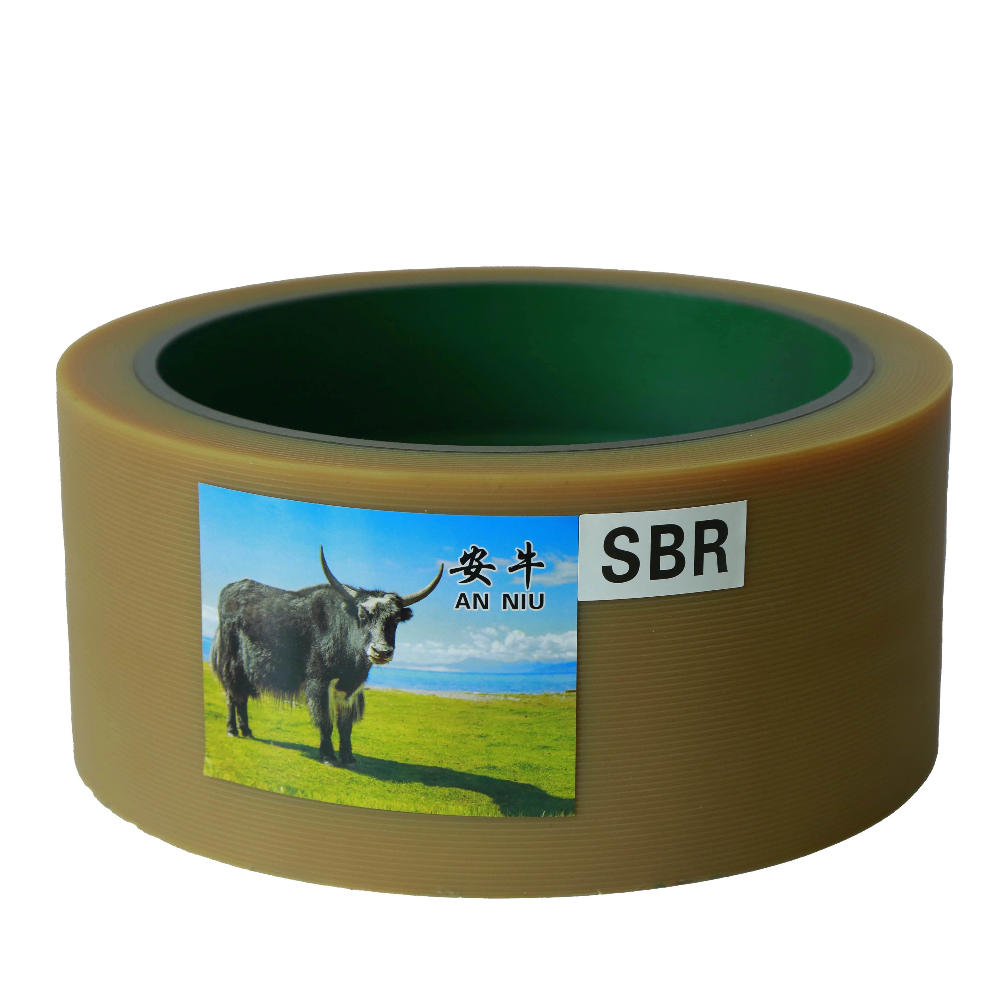 High Precision SBR Rice Huller Rubber Roller with Steel Drum 4"