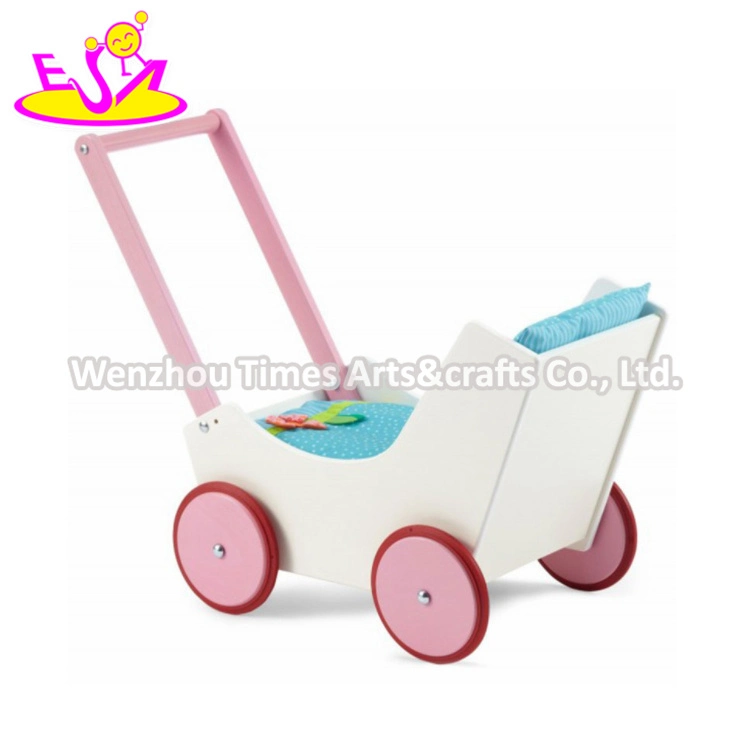 Carrinho de passeio de Madeira Toy Doll para criança W16e137, novo design