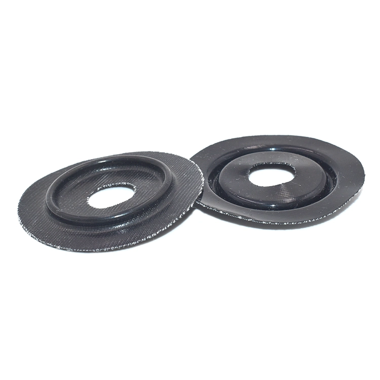 High Temperature Silicone Rubber Seals Molded Customized Fabric Reinforced Diaphragm Products