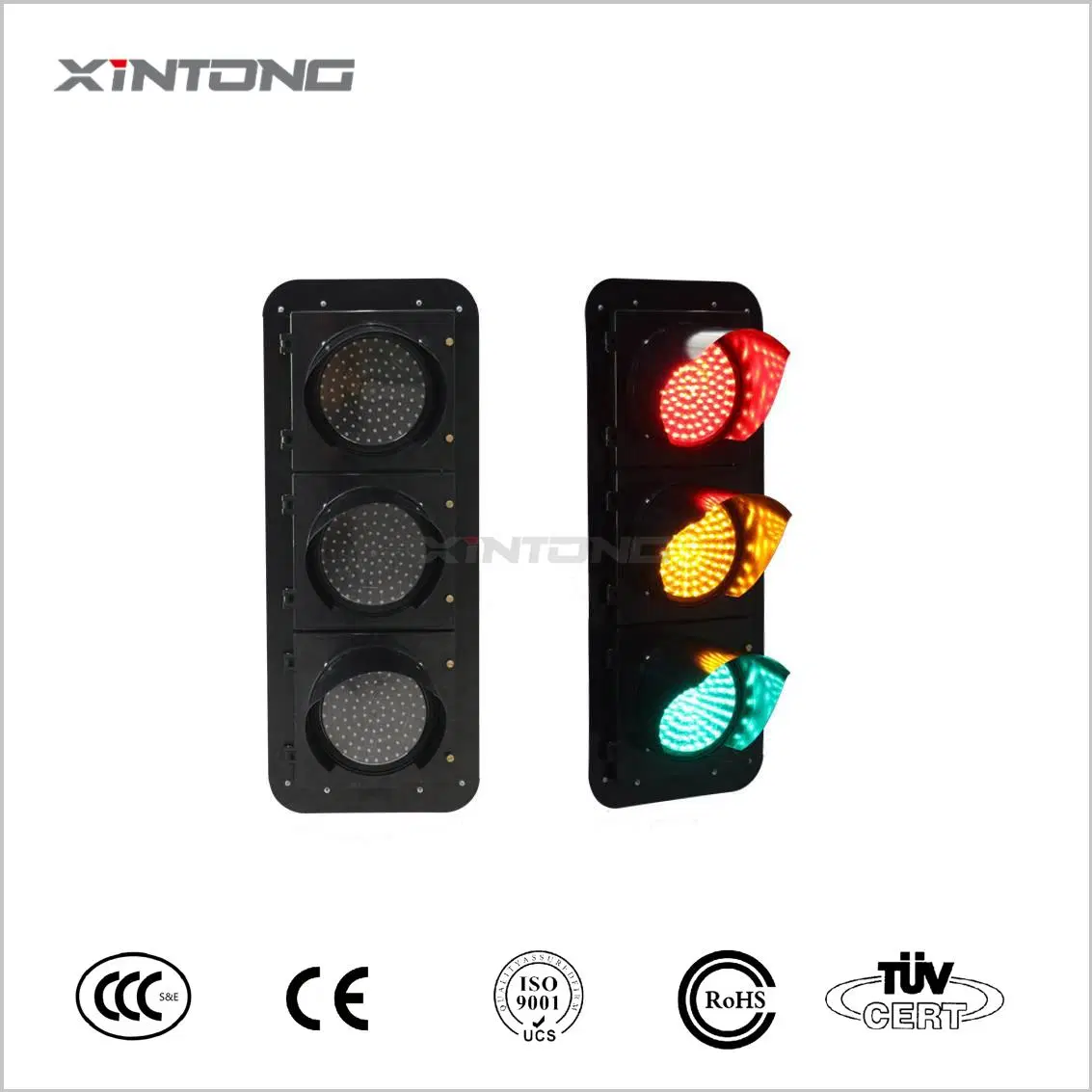 200mm Bike Green Light LED Traffic Safety Signals Light