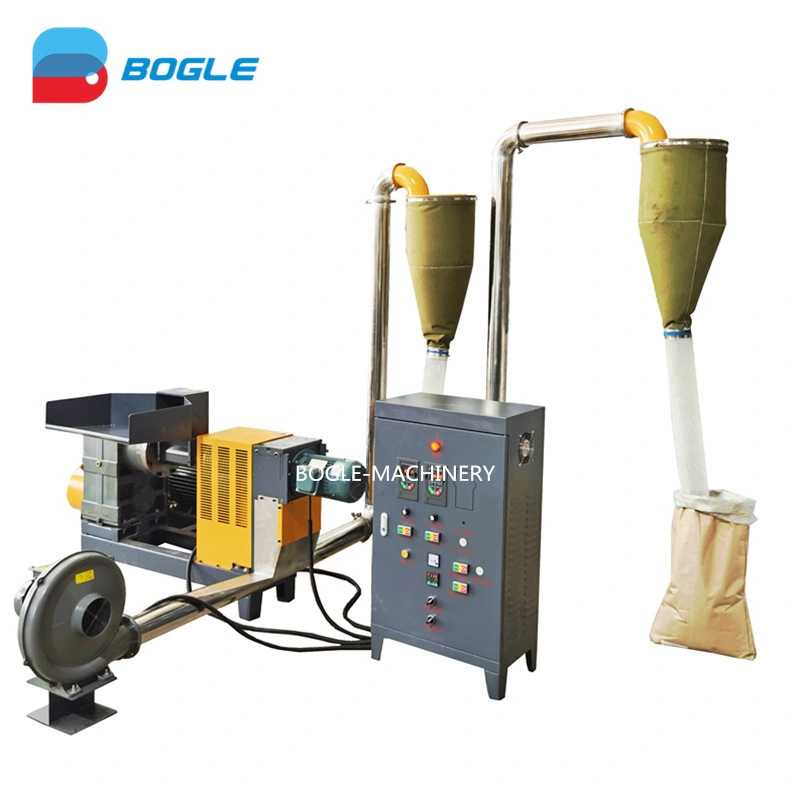Eco-Friendly No Heat No Water Air Cooling Plastic Granulating Machine for Biodegradable Bag Waste Film