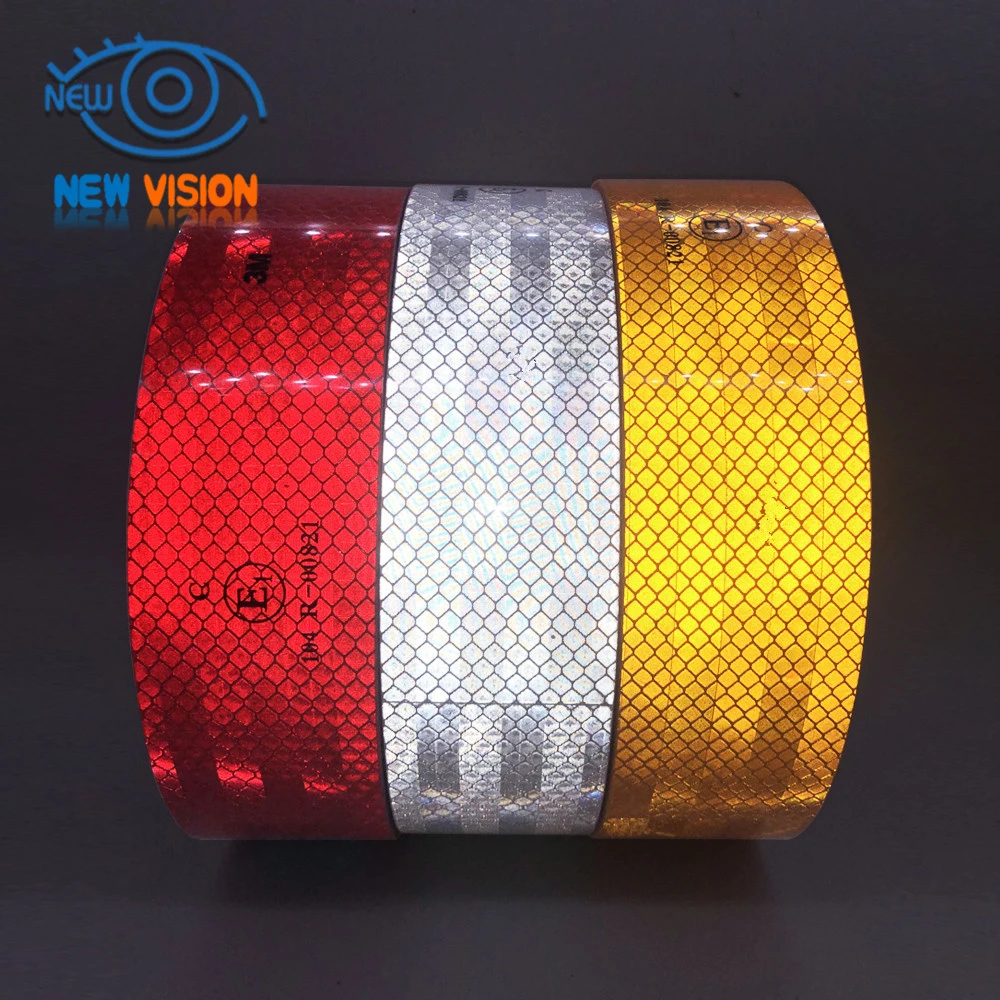 ECE 104r 00821 2inch Reflective Tape Red White Yellow