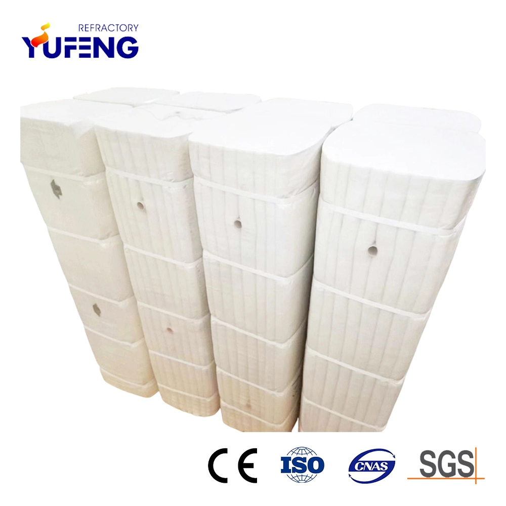 Heat Insulation Low Thermal Conductivity Ceramic Fiber Module for Transfer Ladle Lids