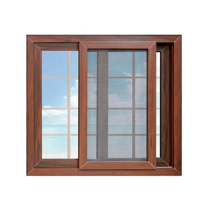 Wholesale Wooden Frame UPVC Plastic Window Price