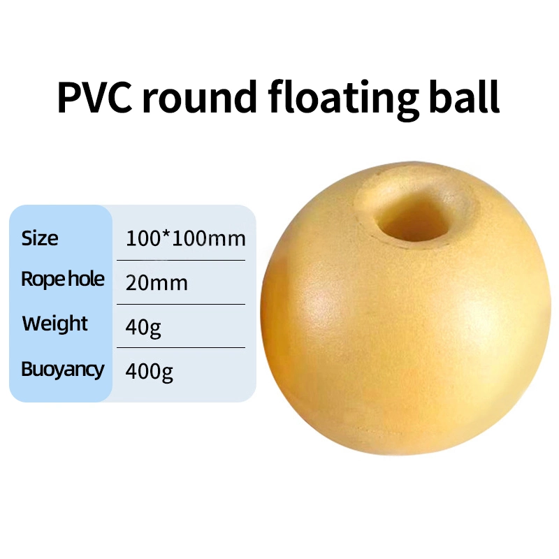 Custom Color Light Weight Durable Polyvinyl Chloride Resin PVC Float Ball