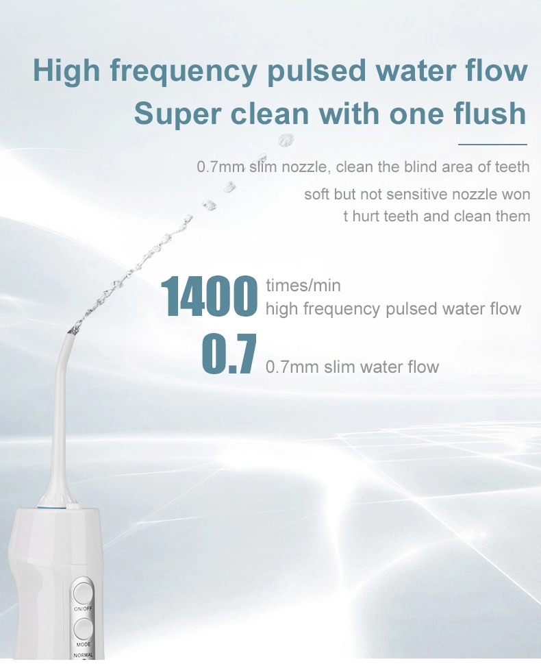 OEM Irrigator Tragbare zahnärztliche Wasserflosser USB wiederaufladbare Wasserstrahl Zahnseide