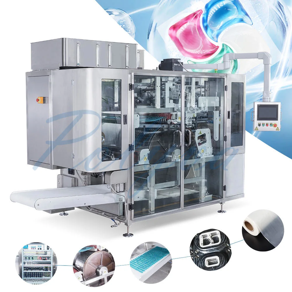Polyva Small Liquid Filling Machine Detergent Pod Capsule Soluble Film Making Laundry Pods Packing Machine