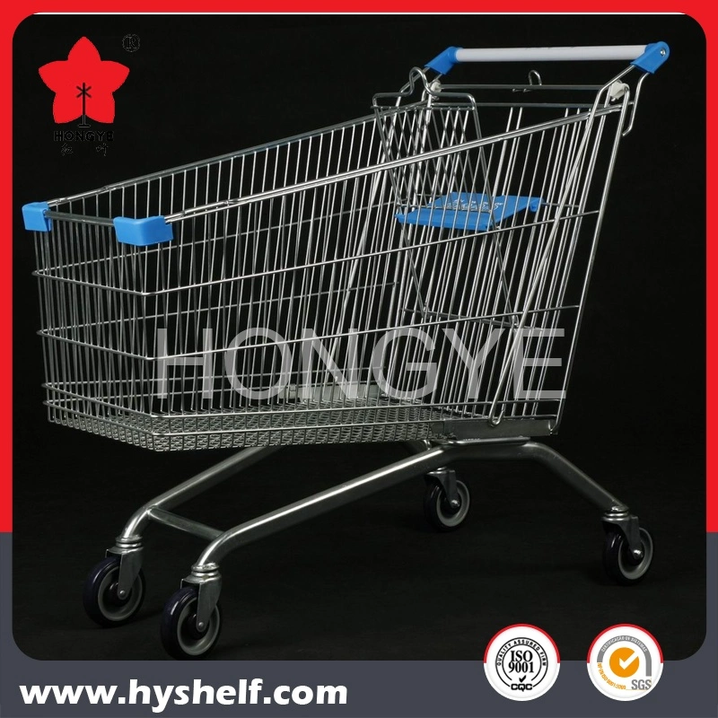Metal Mesh Wire Shopping Cart Supermarket Trolley