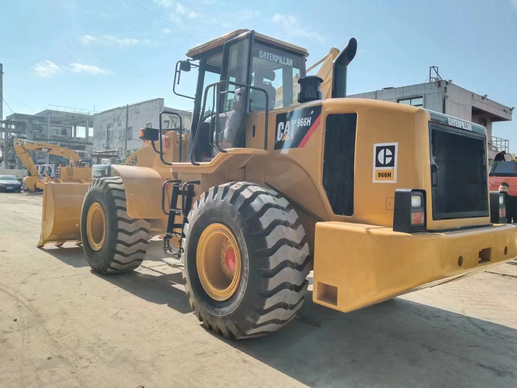 ¡caliente! ! ! Palas de ruedas usadas Caterpillar 966H 950H Palas usadas Palas de carga de pago Cat 966f/ 950e/ 966G/ tienen existencias