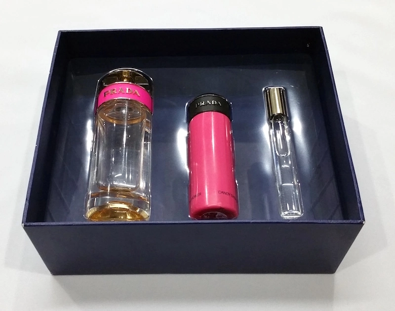 Cosmetic Makeup Packaging Perfume Glass Bottle Tray Gift Boxes with Blister Tray