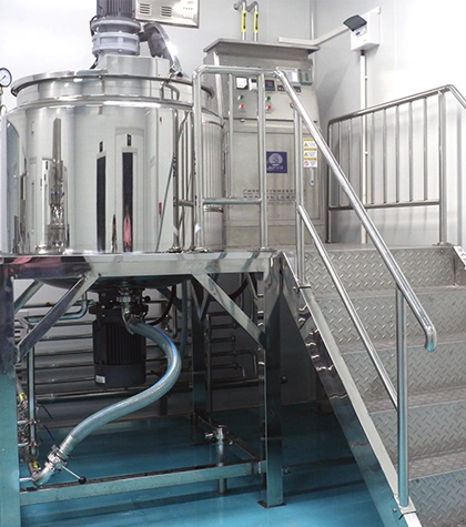 Electric Heating or Steam Heating Blending Mixer Tank Cosmetic Mixing Tank Lotion Making Machine