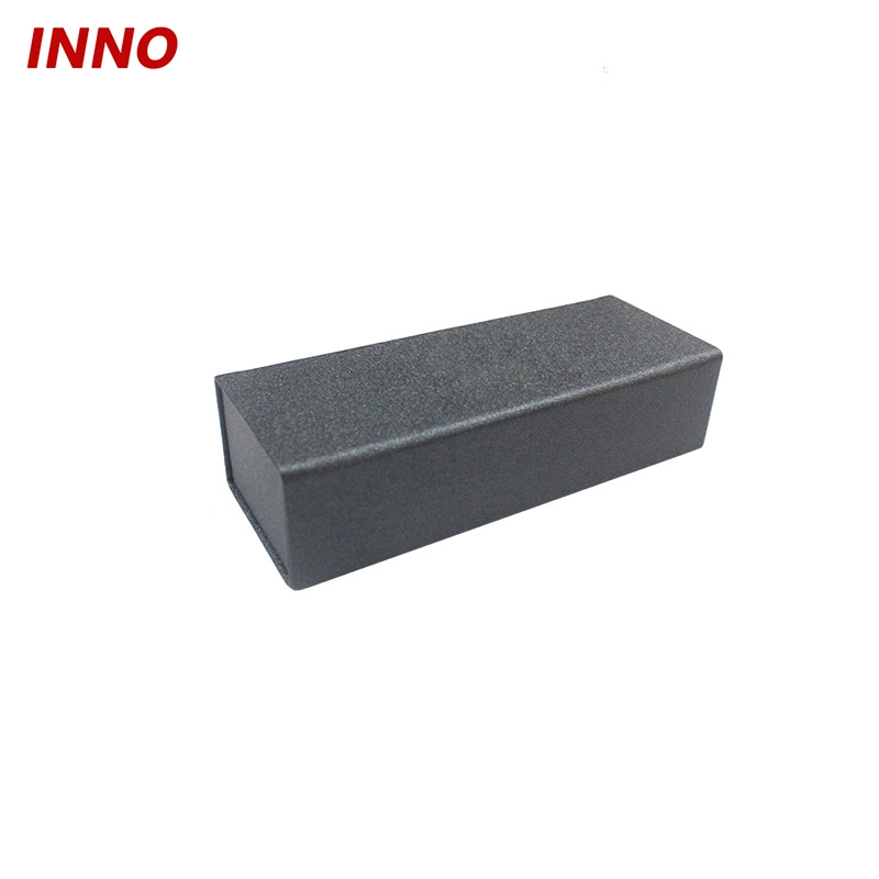 Inno-T219 Business Style Solid Color Handmade Folding Glasses Box PU/PVC Leather Optical Frame Case Sunglasses Storage Environmental Friendly