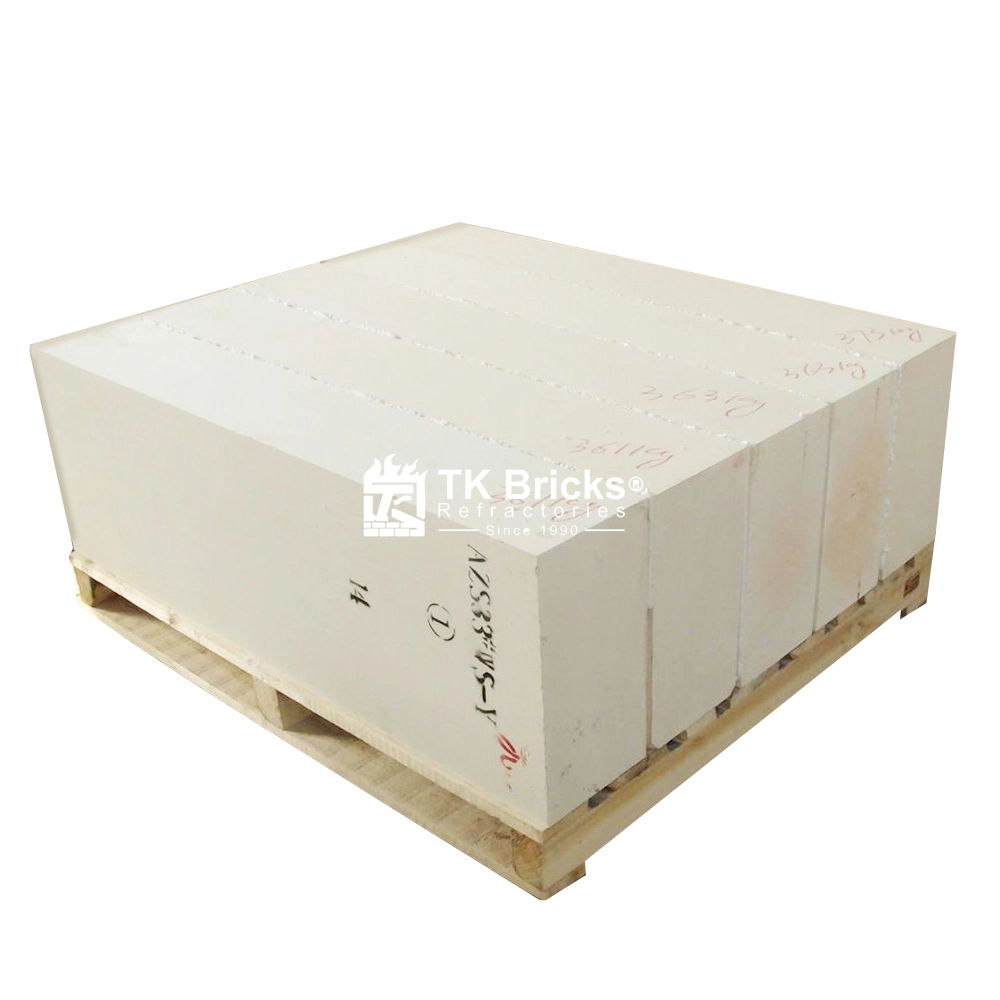 Factory Price Fused Cast Refractory Azs Brick for Glass Kiln