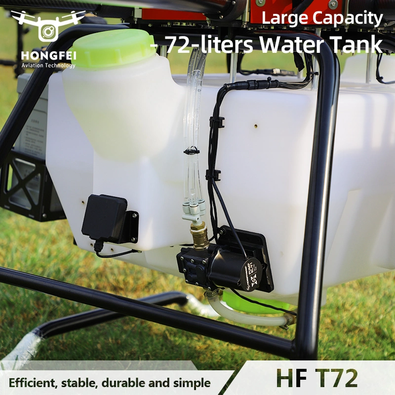 72L Uav Flight Citrus Sprayer High Efficiency Agricultural Rice Spreader 8-Axis Collapsible Positioning Accuracy Plant Protection Agriculture Spray Drone