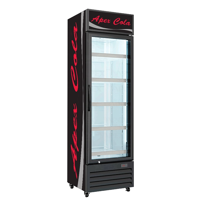 Single Door Display Cooler 380L for Pepsi and Cola