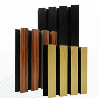 Milewa Eco Friendly MDF and Pet 3D Decoration Slats Acoustic Wall Sound Insulation Panel/Foam/Material