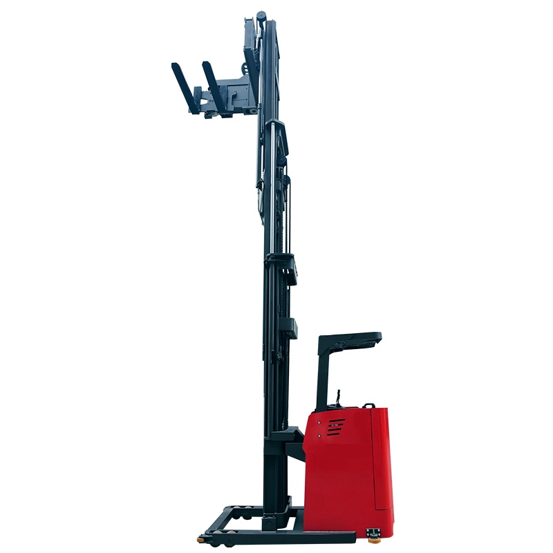 Warehouse Stacker Crane Steerable Electric Forklift Material Handling Truck