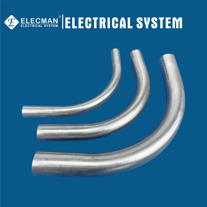 Electrical Metallic Tubing (EMT) Elbow 45 Degree or 90 Degree EMT Elbow Conduit Elbow Curva EMT