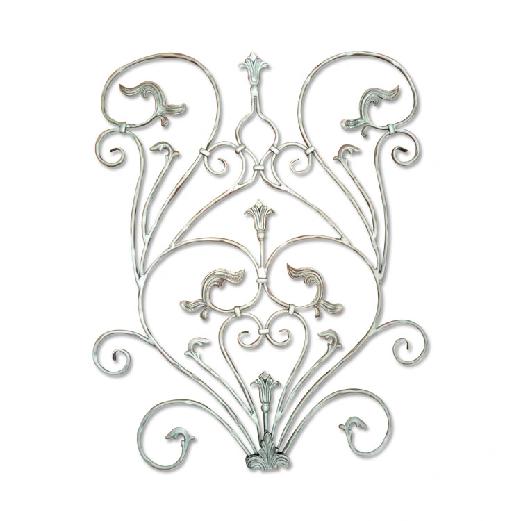 China Wrought Iron Products Decorative Fitting New Pattern Flower Craft