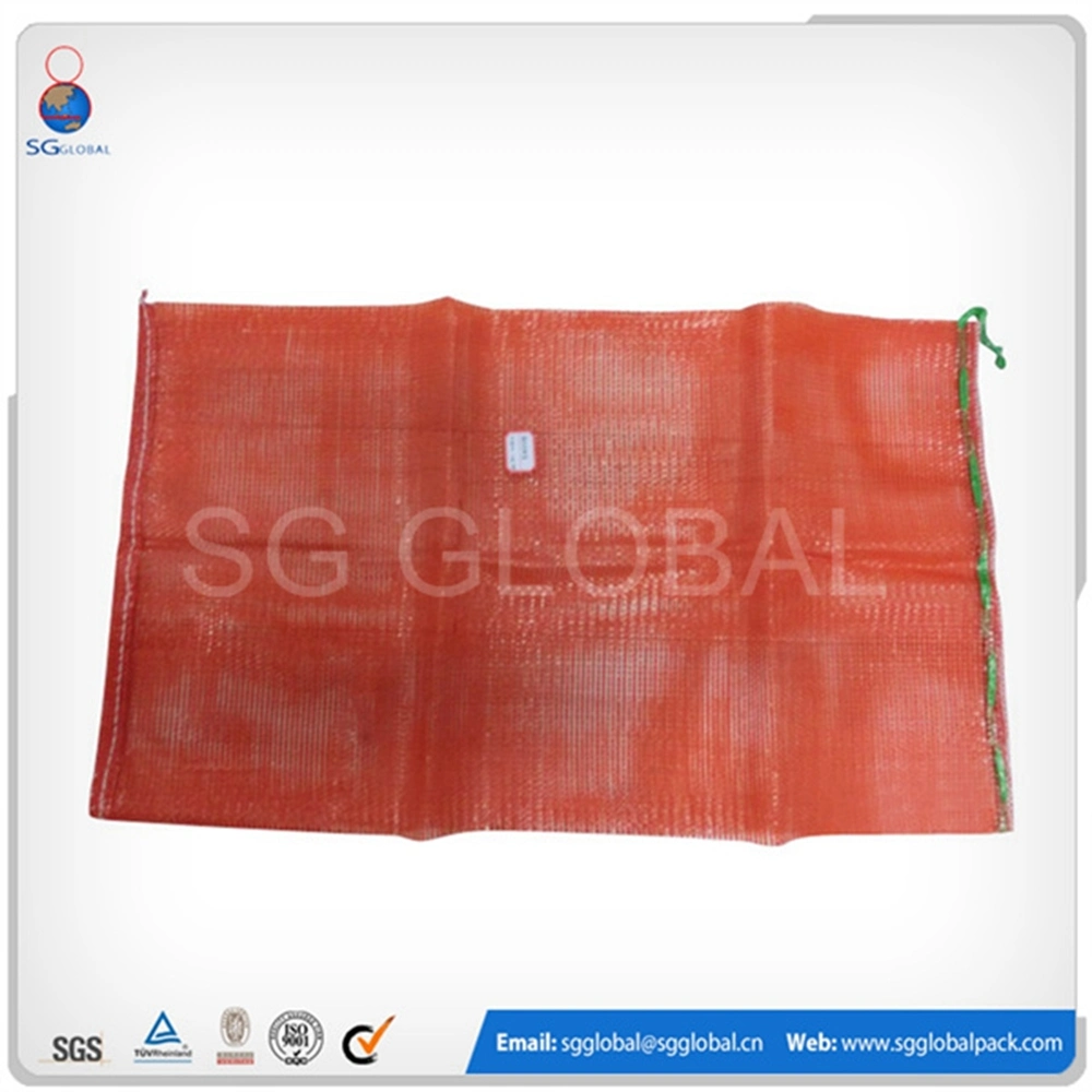 High quality/High cost performance  PP Tubular Mesh Bag with Drawstring