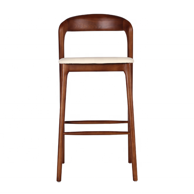 Modern Hotel and Restaurant Wood Barstool Furniture Bar Chair Bar Stool High Chair Loft Bar Chair