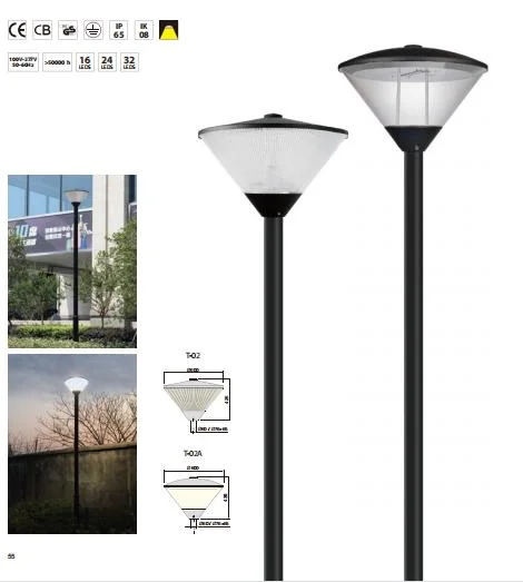 LED Street Light Bollard Lawn Garden IP65