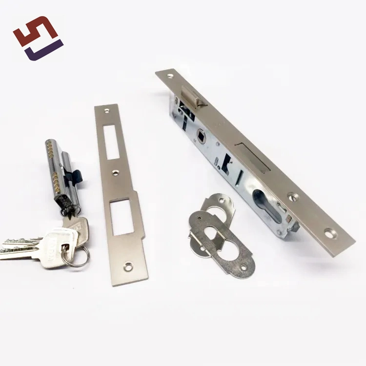 L Type Stainless Steel Safety Latch Lever Flush Sliding Door Lock Bolt Spare Parts