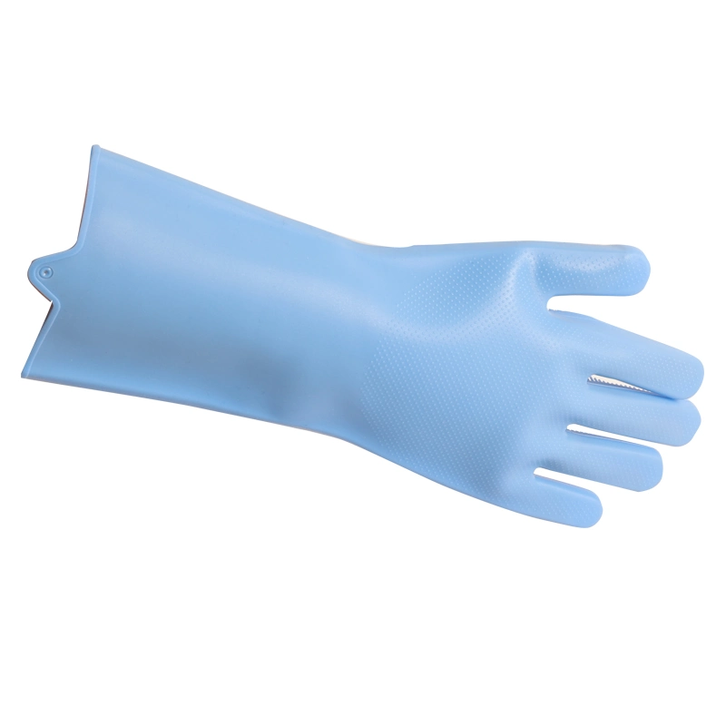 Made in China Multi Function FDA Silicone Kitchen Cleaning Dishwashing Gloves