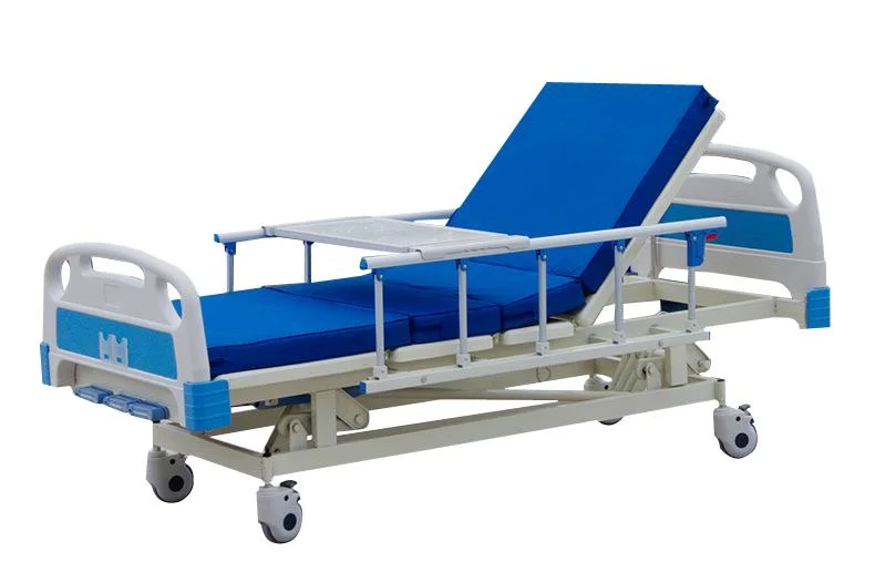 High quality/High cost performance Cheap Price of ABS Manual Two Crank Hospital Nursing Bed