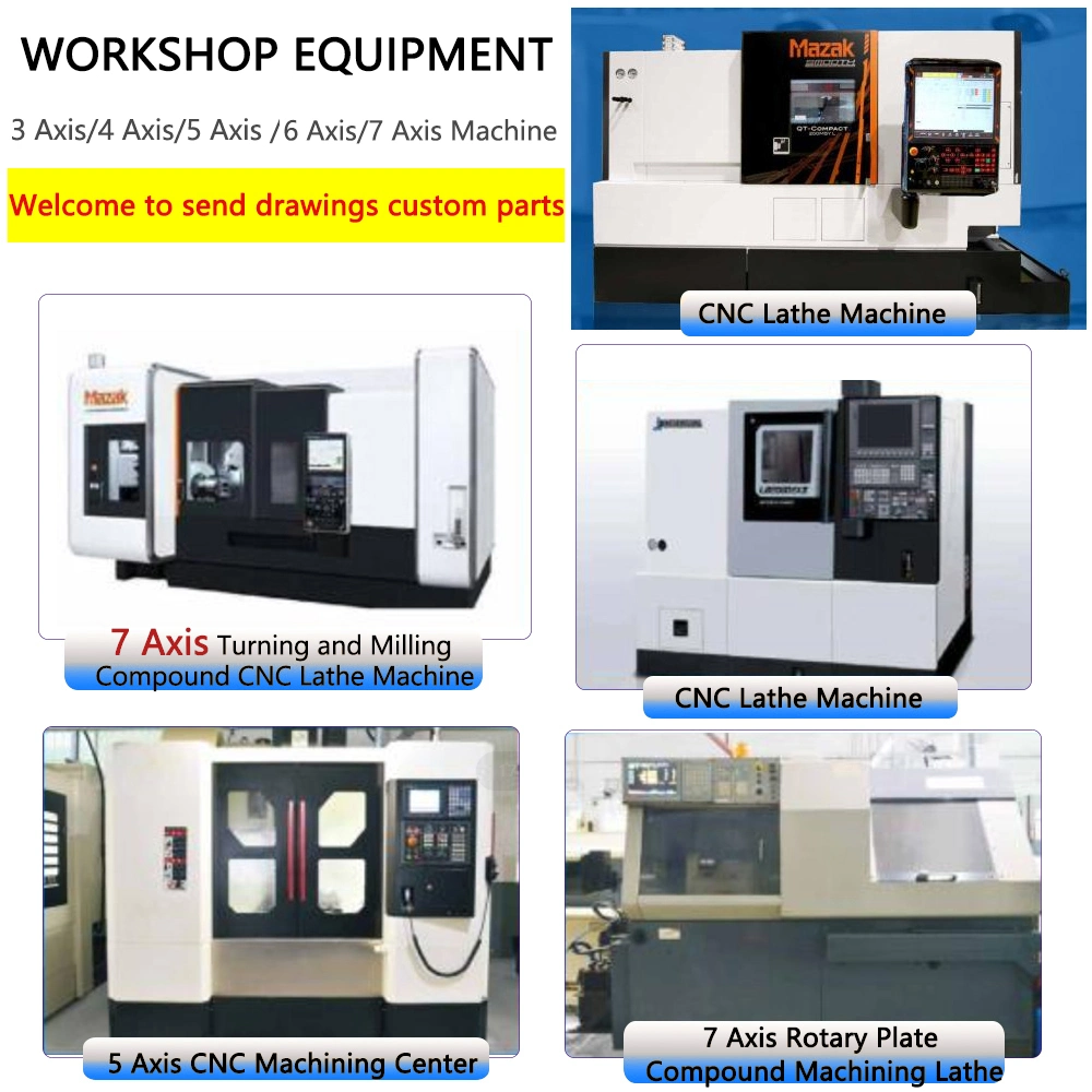 OEM Custom Precision 3 5 Achse Bearbeitung Anodising Aluminium Teile CNC-Fräsen