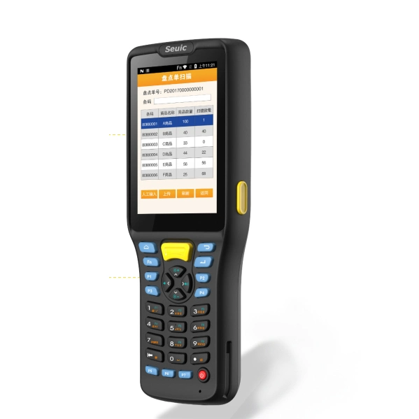 Barway industriel portable terminal PDA terminal Seuic Q7 Code-barres Scanner/NFC/appareil photo