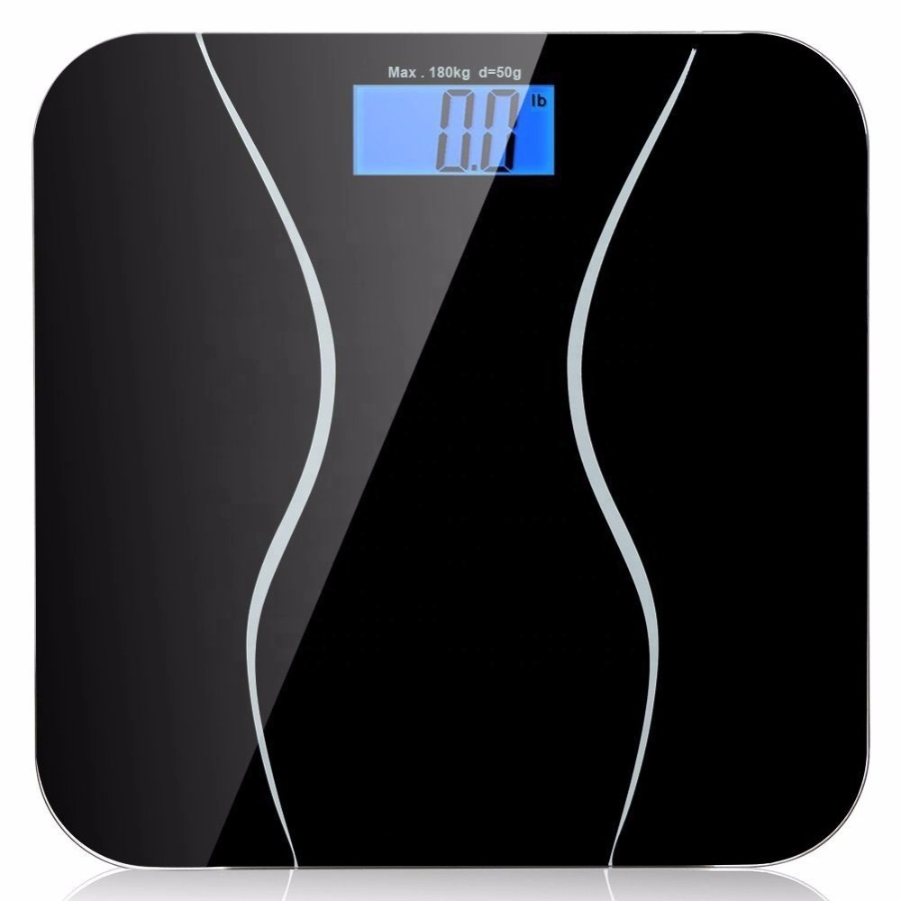 180kg Human Body Floor Health Bathroom Scale Floor with LCD Display