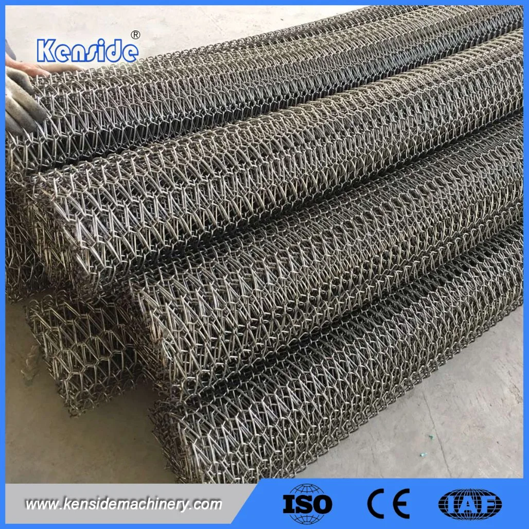 Stainless Steel Spiral Woven Balanced Wire Mesh Conveyor Belts