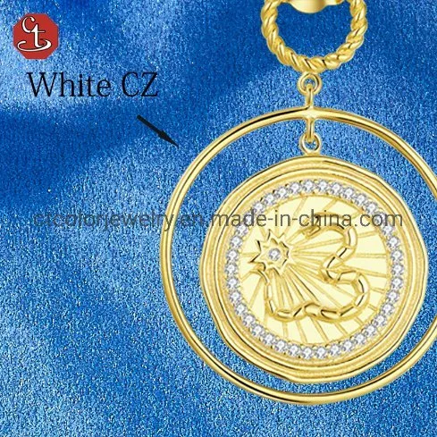 Fashion Jewelry Small Perfume Hoops Gold Plated Earrings